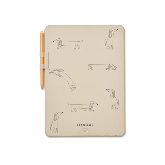 Liewood - Lavagna magica LCD Zora  - 10 Pollici - Colore Liewood: Dog / Sandy Mix