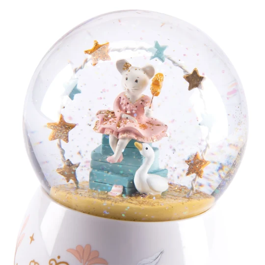 Moulin Roty - Palla di neve musicale Topina ballerina - Carillon