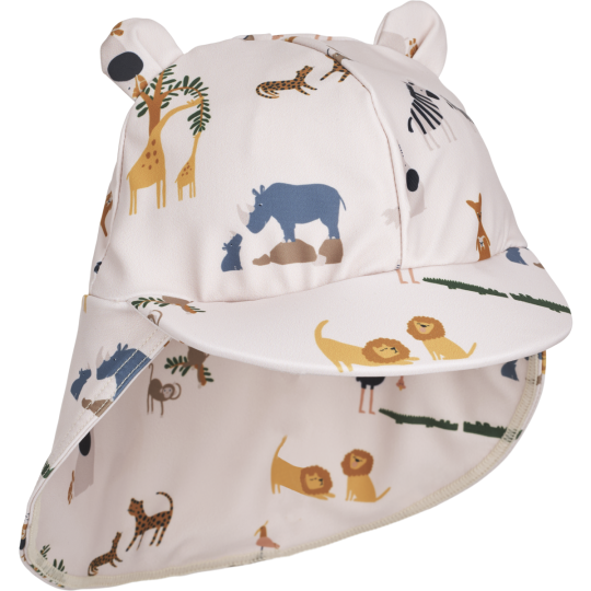 Liewood - Cappello Senia con protezione UV - Fibre riciclate - Taglia: 0-3m, Colore Liewood: All together / Sandy