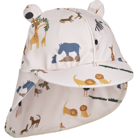 Liewood - Cappello Senia con protezione UV - Fibre riciclate - Taglia: 3-6m, Colore Liewood: All together / Sandy