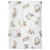Nannafrufrù - Mussola 90x65cm - 100% Bamboo - Colore Nannafrufrù: Letters