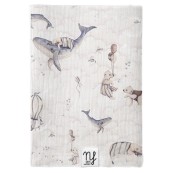 Nannafrufrù - Mussola 90x65cm - 100% Bamboo - Colore Nannafrufrù: Ocean
