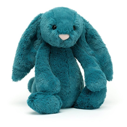 Jellycat - Peluche morbido Coniglio Mineral Blue