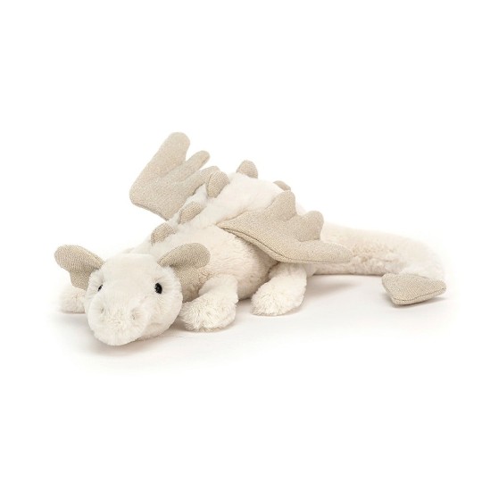 Jellycat - Peluche morbido Drago delle nevi