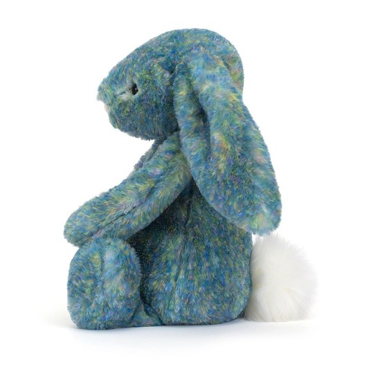 Jellycat - Peluche morbido Coniglio Luxe Azure