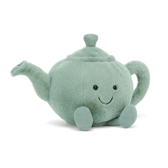 Jellycat - Peluche morbido Teiera verde