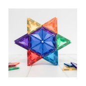 Connetix - 30 Pezzi Geometry rainbow - 100% Plastica ABS Atossica