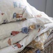 Sebra - Set Copripiumino e federa - 140x100cm - 100% Cotone Biologico