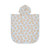Lässig - Poncho e telo da spiaggia Reversibile - Colori Lässig: Lion Powder Blue