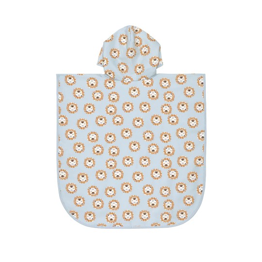 Lässig - Poncho e telo da spiaggia Reversibile - Colori Lässig: Lion Powder Blue
