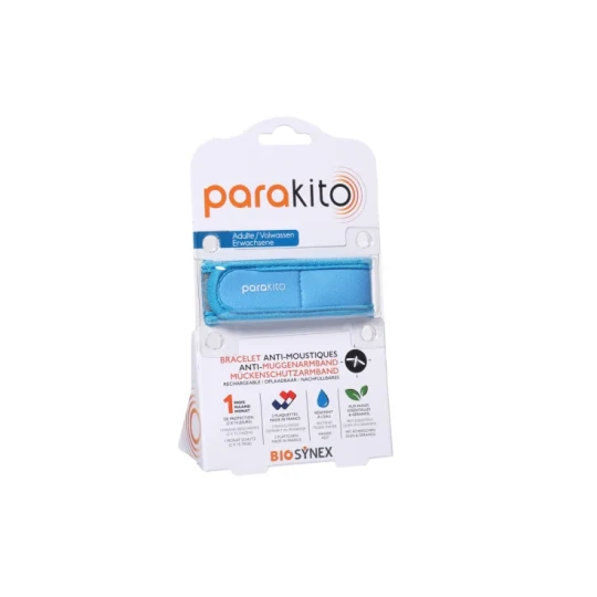 Parakito - Bracciale Adulto antizanzare - Colori Parakito: Blu