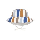 Lässig - Cappello Reversibile 50+UV tg. L (18-36 mesi) - Colori Lässig: Waves Blue/Nature