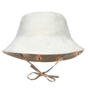 Lässig - Cappello Reversibile 50+UV tg. L (18-36 mesi) - Colori Lässig: Wild Cats Choco