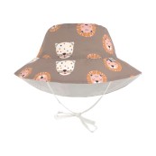 Lässig - Cappello Reversibile 50+UV tg. L (18-36 mesi) - Colori Lässig: seahorse caramel