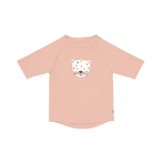 Lässig - Maglia manica corta Protezione UPF 50+ tg.S (3-6 mesi) - Colori Lässig: Leopard Pink