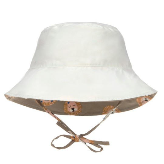 Lässig - Cappello Reversibile 50+UV tg. L (18-36 mesi) - Colori Lässig: seahorse caramel