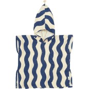 Nobodinoz - Poncho da Bagno Portofino - Cotone Bio - Taglia: 1-3 anni, Colori Nobodinoz: Blue