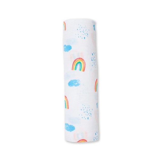Lulujo - Copertina Swaddle 120 x 120 cm - 100% mussola di cotone - Varianti Lulujo: Amici del Bosco