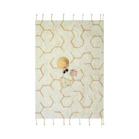 Lorena Canals - Tappeto Gioco - Pollination - 100% Cotone - Collezione Planet Bee - 90 x 130 cm