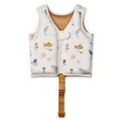 Liewood - Giacca Salvagente per Bambini - Da 11 a 15kg - Colore Liewood: Sea Creature / Sandy