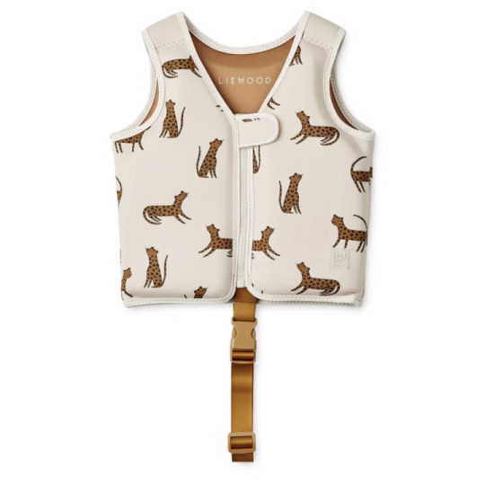 Liewood - Giacca Salvagente per Bambini - Da 11 a 15kg - Colore Liewood: Leopard Sandy