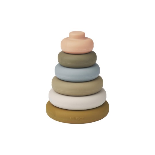 Liewood - Torre in silicone Dag - da impilare - Colore Liewood: Khaki