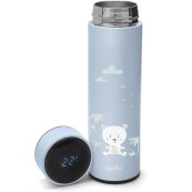 Nuvita - Thermos liquidi Digitale - con indicatore di temperatura - Colore: Azzurro