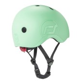 Scoot & Ride - Casco con chiusura magnetica - Taglia: S-M (51-55cm), Colore: Kiwi