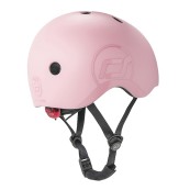 Scoot & Ride - Casco con chiusura magnetica - Taglia: S-M (51-55cm), Colore: Rosa