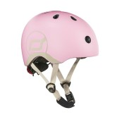 Scoot & Ride - Casco con chiusura magnetica - Taglia: XXS-S (45-51cm), Colore: Rosa