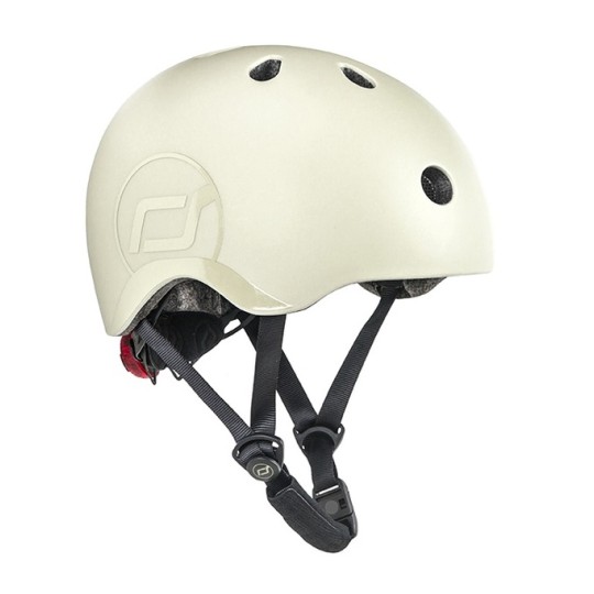 Scoot & Ride - Casco con chiusura magnetica - Taglia: S-M (51-55cm), Colore: Ash