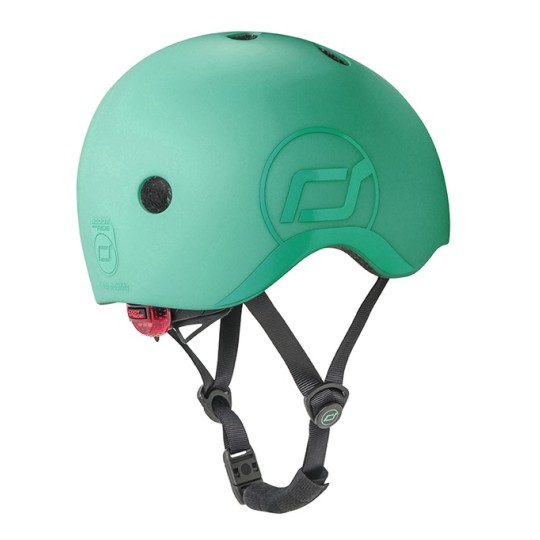 Scoot & Ride - Casco con chiusura magnetica - Taglia: S-M (51-55cm), Colore: Forest