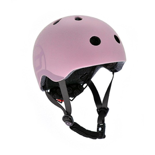 Scoot & Ride - Casco con chiusura magnetica - Taglia: S-M (51-55cm), Colore: Rosa