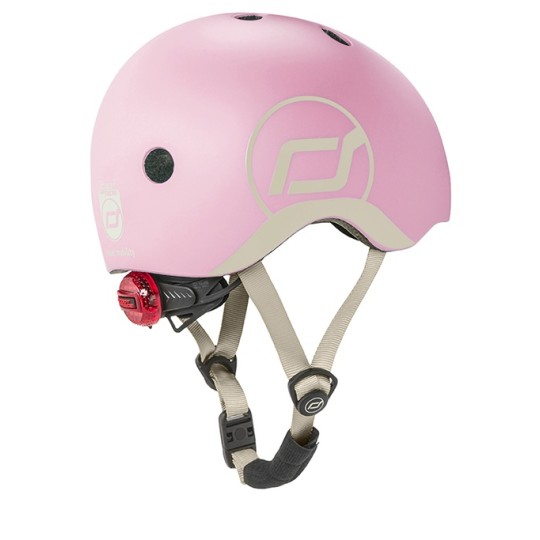 Scoot & Ride - Casco con chiusura magnetica - Taglia: XXS-S (45-51cm), Colore: Rosa