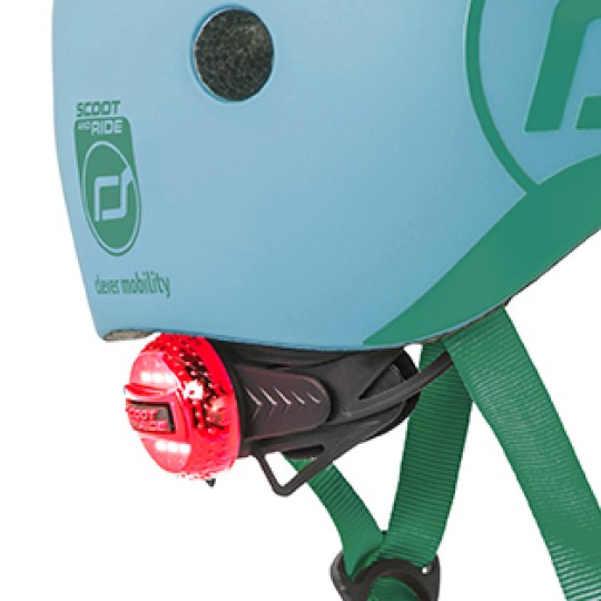 Scoot & Ride - Casco con chiusura magnetica - Taglia: XXS-S (45-51cm), Colore: Steel