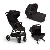 Nuna - Trio passeggino legggero TRVL LX con navicella LYTL e ovetto Pipa URBN