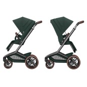 Maxi Cosi - Duo Fame passeggino e navicella - Massimo comfort per bambini e genitori - Colore Maxi - Cosi: Twillic Green
