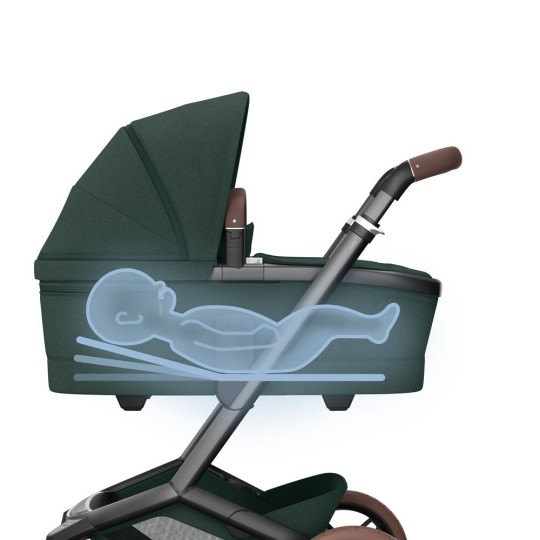 Maxi Cosi - Duo Fame passeggino e navicella - Massimo comfort per bambini e genitori - Colore Maxi - Cosi: Twillic Green