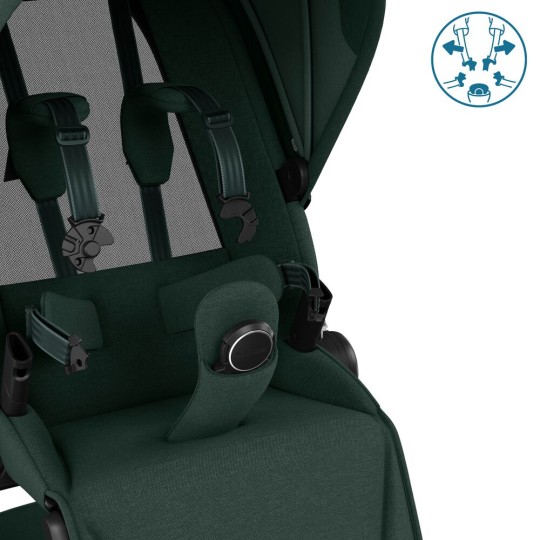 Maxi Cosi - Duo Fame passeggino e navicella - Massimo comfort per bambini e genitori - Colore Maxi - Cosi: Twillic Green