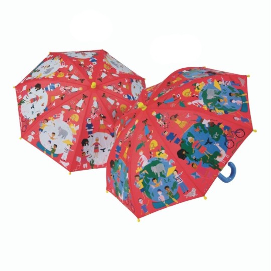 FLOSS & ROCK - Ombrello magico che cambia colore - Floss & Rock: One World