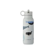 Liewood - Bottiglia termica in acciaio Falk - 350 ml - Colore Liewood: Whales/Cloud Blue