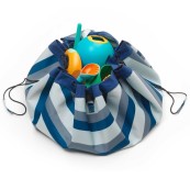 Play&Go - Sacco Portagiochi e Tappeto Gioco da Esterno 2 in 1 - Play&Go: Green Stripes