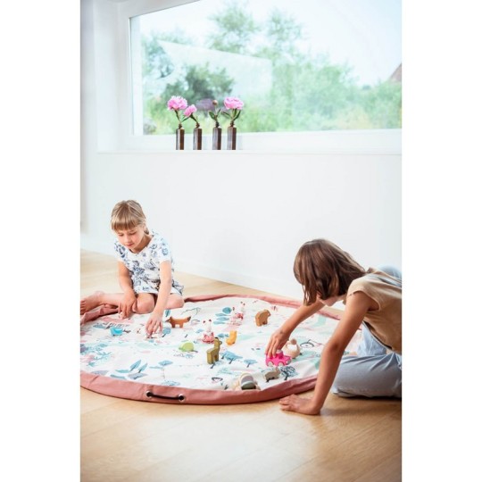 Play&Go - Sacco Portagiochi e Tappeto 2 in 1 - Cotone