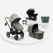 Bugaboo - Passeggino trio Fox5 con ovetto e base rotante + accessori invernali