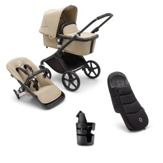 Bugaboo - Passeggino Duo Fox Cub con accessori invernali