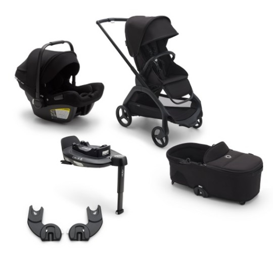 Bugaboo - Passeggino Trio Dragonfly completo - con base rotante e ovetto