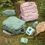 Done By Deer - Set di 3 contenitori per alimenti - Happy Clouds - Colore: Verde