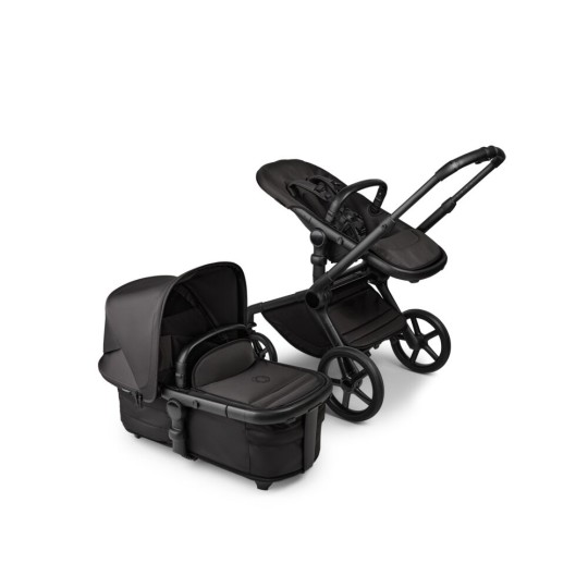 Bugaboo - Passeggino Duo Fox 5 Noir Limited Edition - Passeggino e navicella - Colori Bugaboo: Black Moonlight - Noir Limited Edition
