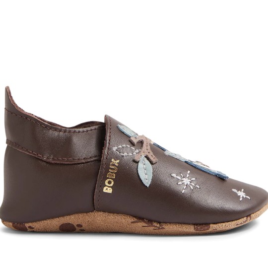 Bobux - Scarpina Soft Sole Tg. M - La cosa migliore dopo i piedi scalzi! - Colore Bobux: Owl Chocolate