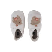 Bobux - Scarpina Soft Sole Tg. XL - La cosa migliore dopo i piedi scalzi! - Colore Bobux: Volpe Milk